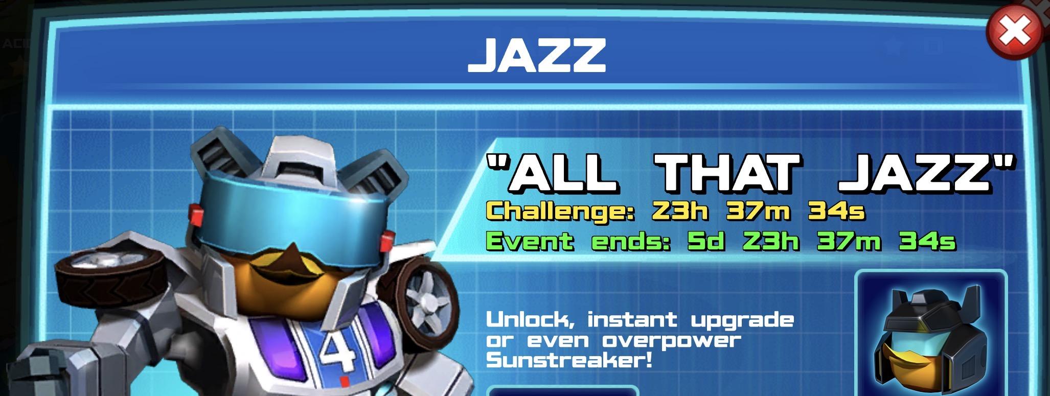 (Part of) The event banner for Jazz