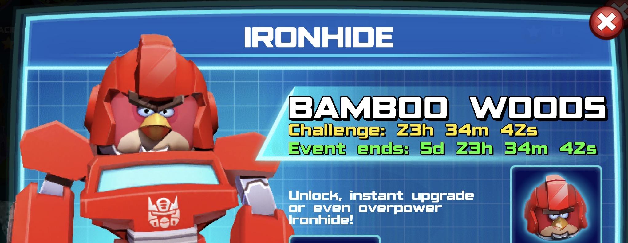 (Part of) The event banner for Ironhide
